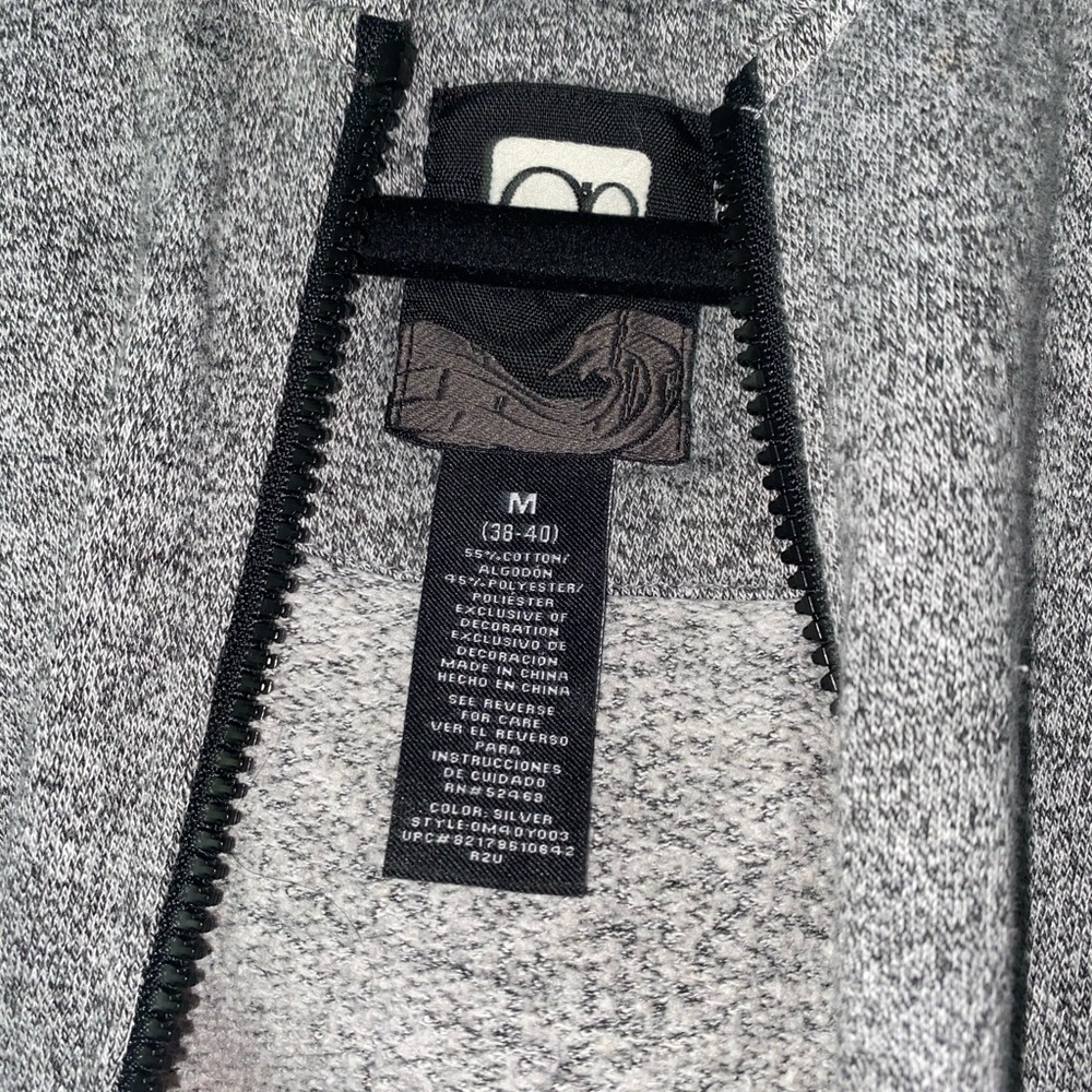 Gray Zip up - Picture 3 of 3